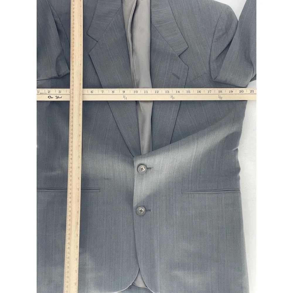 Henry Grethel Men's Wool Blend Blazer Gray‎ 38R Bag 2